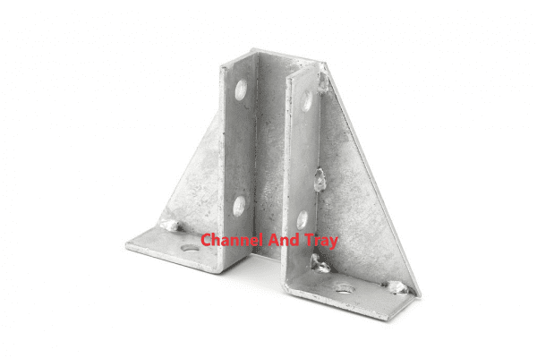 Single Gusset (Delta) Base Plate - Channel and Tray