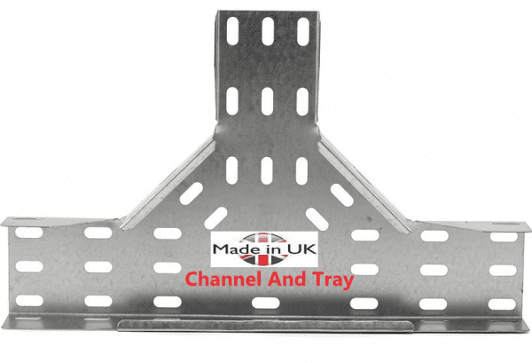 Heavy Duty Cable Tray Flat Tee 75mm wide available at ChannelAndTray.com