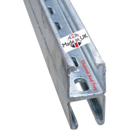 Strut channel 41x82mm Back-to-Back slotted Hot Dip Galvanised Heavy Gauge available at ChannelAndTray.com