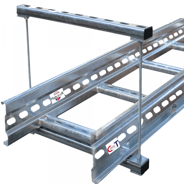 LADDER TRAPEZE BRACKET (HDG) - Channel and Tray