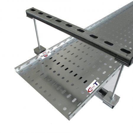 Cable Tray Trapeze Bracket to support 300mm wide tray available at ChannelAndTray.com