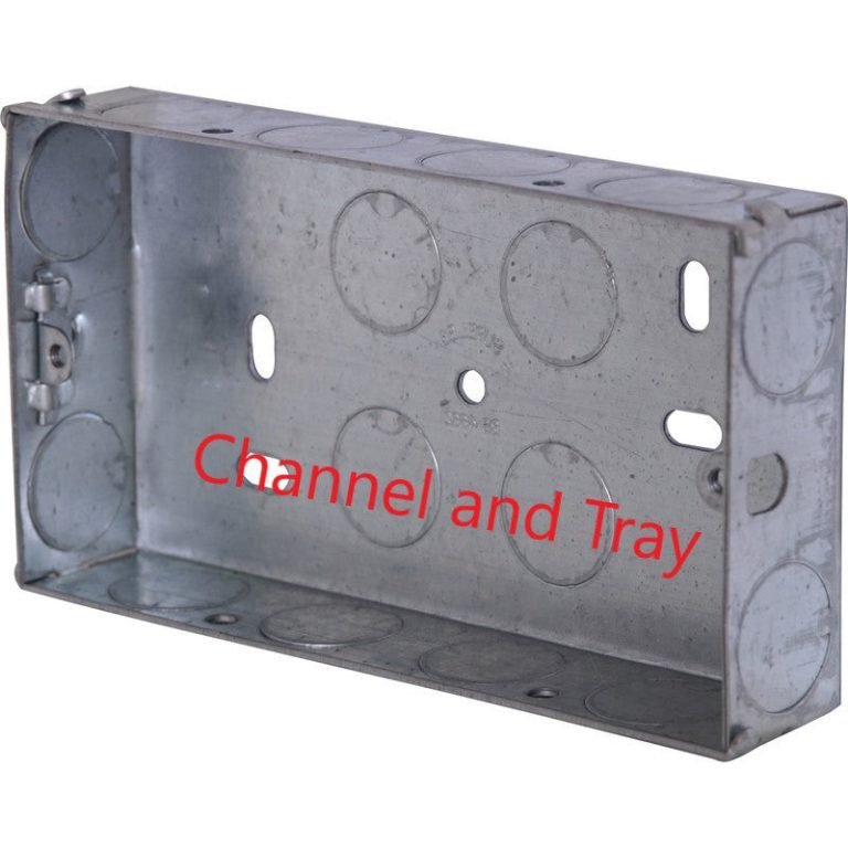 Knockout / Switch & Socket Boxes - 25mm 2 gang - Channel and Tray ...