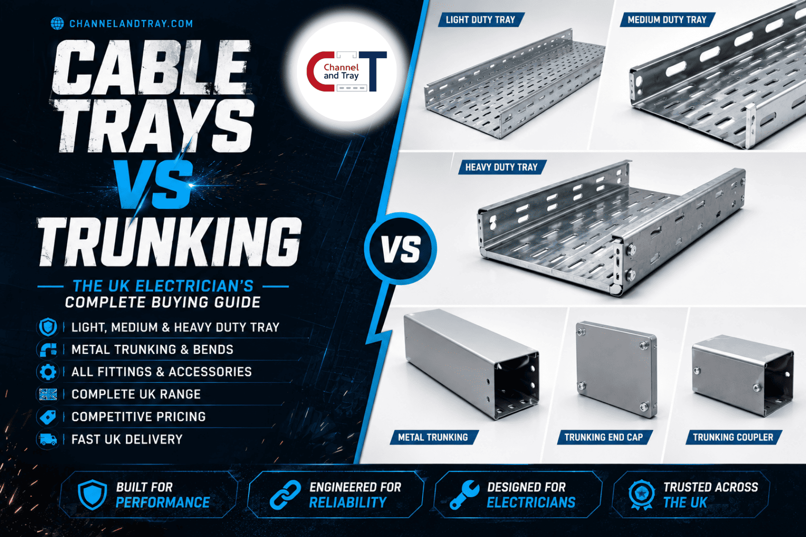 Cable Trays vs Trunking: UK Electrician's Buying Guide 02